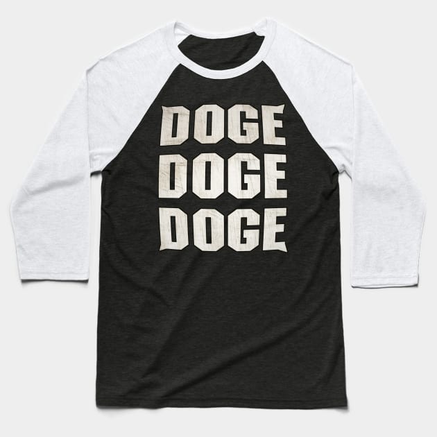 Doge Baseball T-Shirt by WPAP46